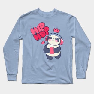 Hip hop panda Long Sleeve T-Shirt